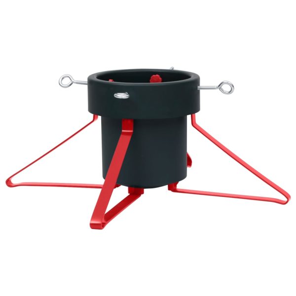 Suporte para árvore de Natal 46x46x19 cm verde e vermelho - Image 2