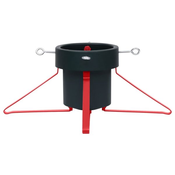 Suporte para árvore de Natal 46x46x19 cm verde e vermelho - Image 3