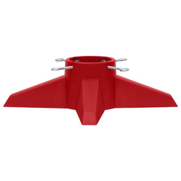 Suporte para árvore de Natal 55,5x55,5x15 cm vermelho - Image 2