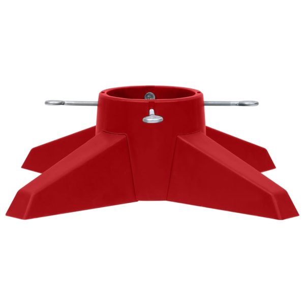 Suporte para árvore de Natal 55,5x55,5x15 cm vermelho - Image 4