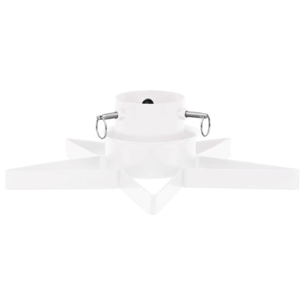 Suporte para árvore de Natal 47x47x13,5 cm branco - Image 2
