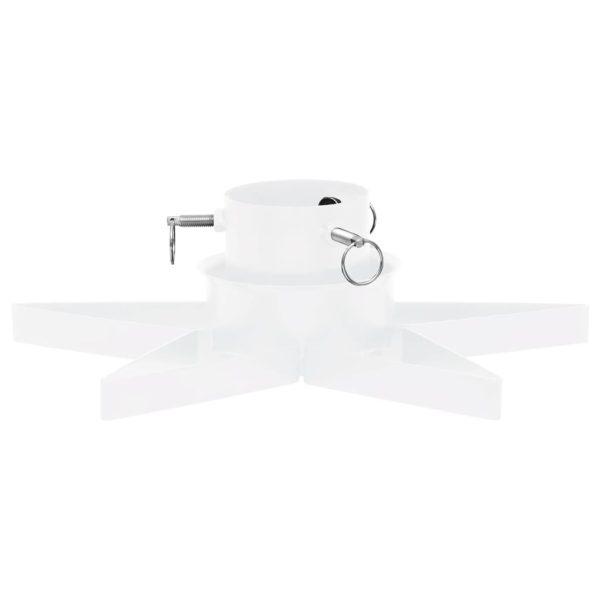 Suporte para árvore de Natal 47x47x13,5 cm branco - Image 4