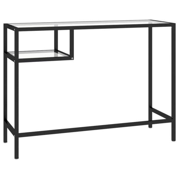 Mesa de computador vidro 100x36x74 cm transparente - Image 5