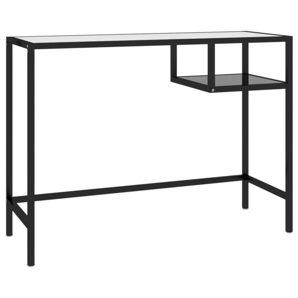 Mesa de computador vidro 100x36x74 cm preto - Image 2