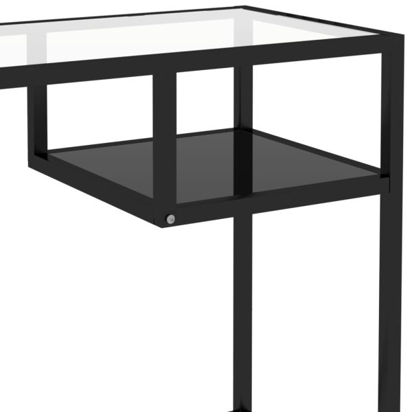 Mesa de computador vidro 100x36x74 cm preto - Image 6