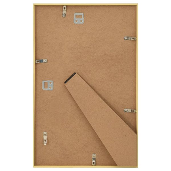 Molduras para parede ou mesa 3 pcs 13x18 cm MDF dourado - Image 6