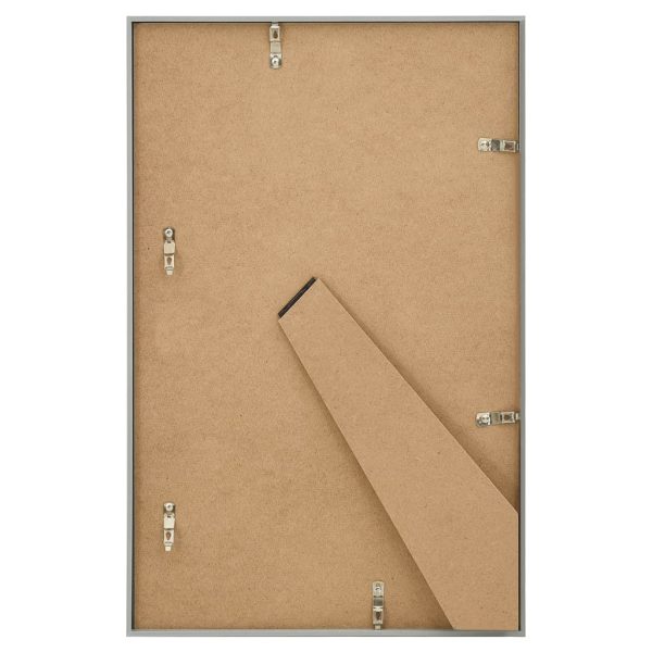 Molduras para mesa 5 pcs 10x15 cm MDF prateado - Image 6