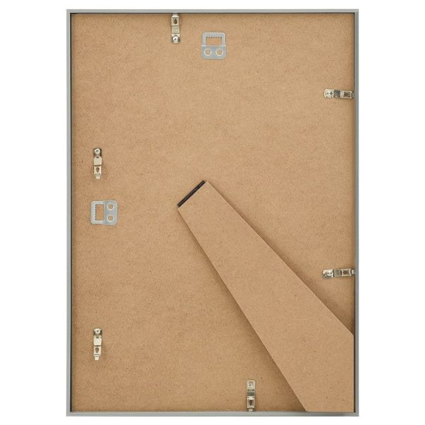 Molduras para parede ou mesa 3 pcs 18x24 cm MDF prateado - Image 6