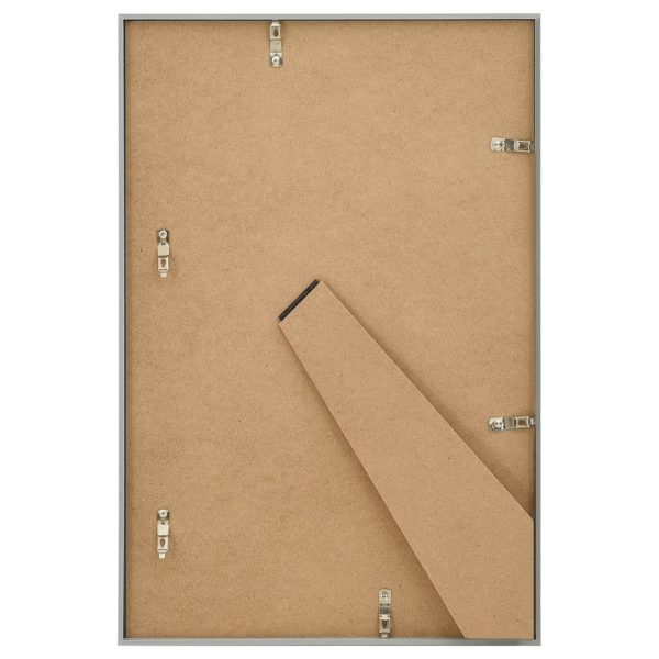 Molduras para mesa 5 pcs 21x29,7 cm MDF prateado - Image 6