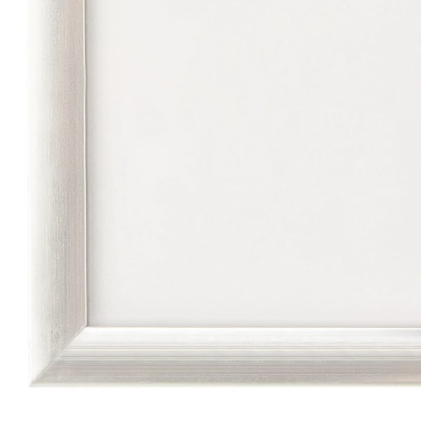 Molduras para parede 3 pcs 50x70 cm MDF prateado - Image 6
