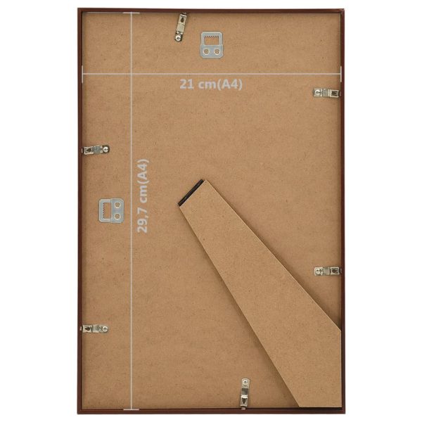 Molduras para parede ou mesa 3 pcs 21x29,7 cm MDF cor bronze - Image 8