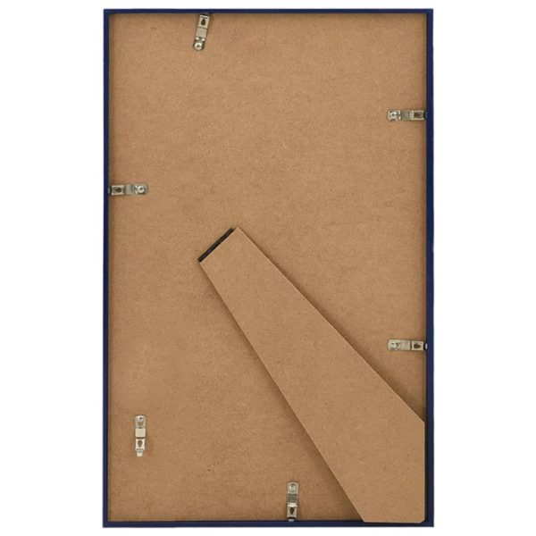 Molduras para mesa 3 pcs 13x18 cm MDF azul - Image 6