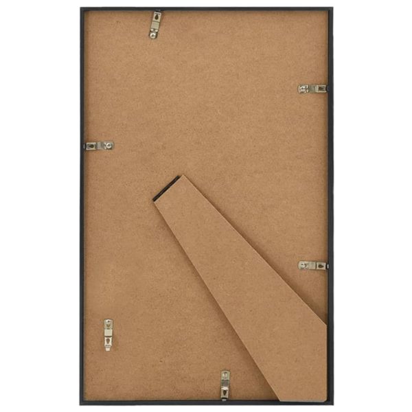Molduras para mesa 3 pcs 13x18 cm MDF preto - Image 6