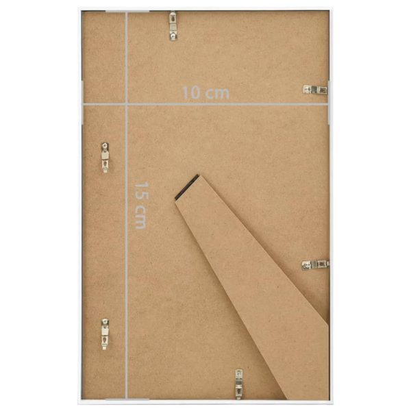 Molduras para mesa 3 pcs 10x15 cm MDF branco - Image 8