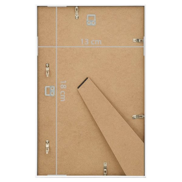 Molduras para parede ou mesa 5 pcs 13x18 cm MDF branco - Image 8