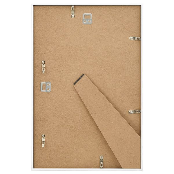 Molduras para parede ou mesa 3 pcs 70x90 cm MDF branco - Image 6