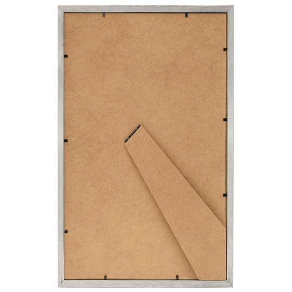 Molduras para mesa 3 pcs 10x15 cm MDF prateado - Image 5