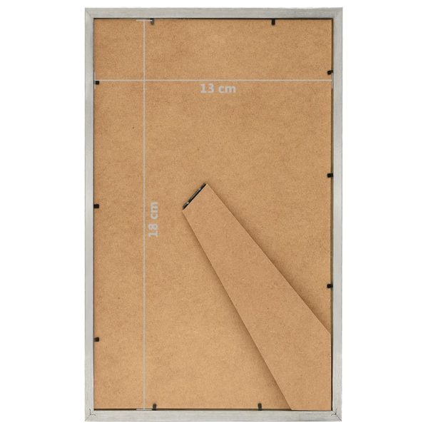 Molduras para mesa 3 pcs 13x18 cm MDF prateado - Image 8
