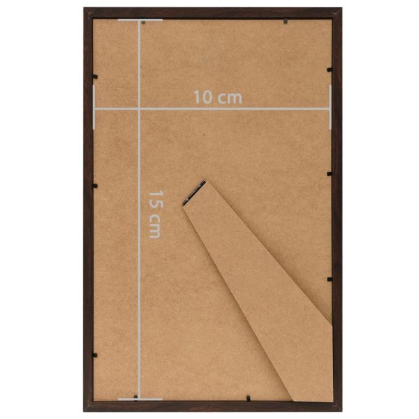 Molduras para mesa 3 pcs 10x15 cm MDF preto - Image 8