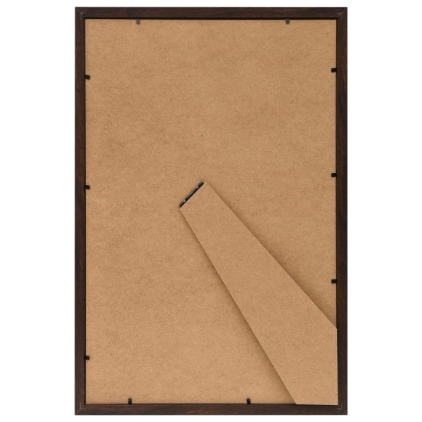Molduras para mesa 3 pcs 21x29,7 cm MDF preto - Image 5