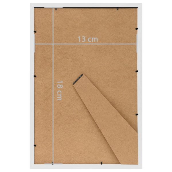 Molduras para mesa 5 pcs 13x18 cm MDF branco - Image 8