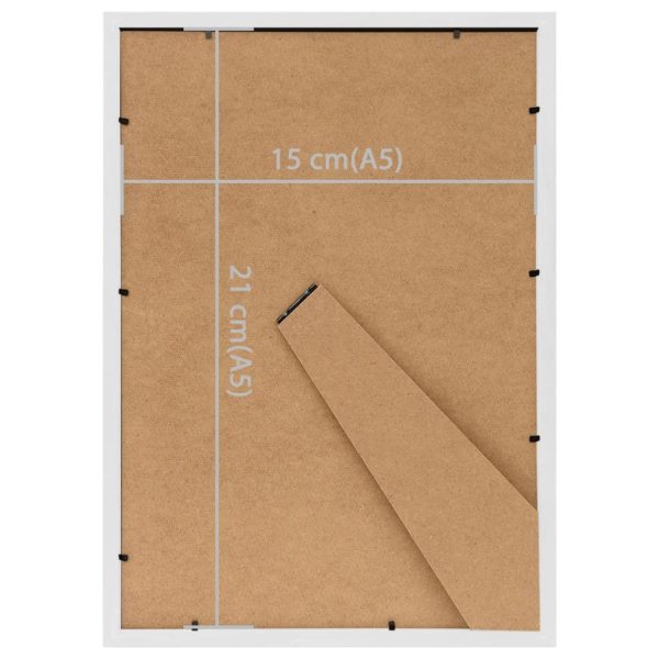 Molduras para mesa 3 pcs 15x21 cm MDF branco - Image 8