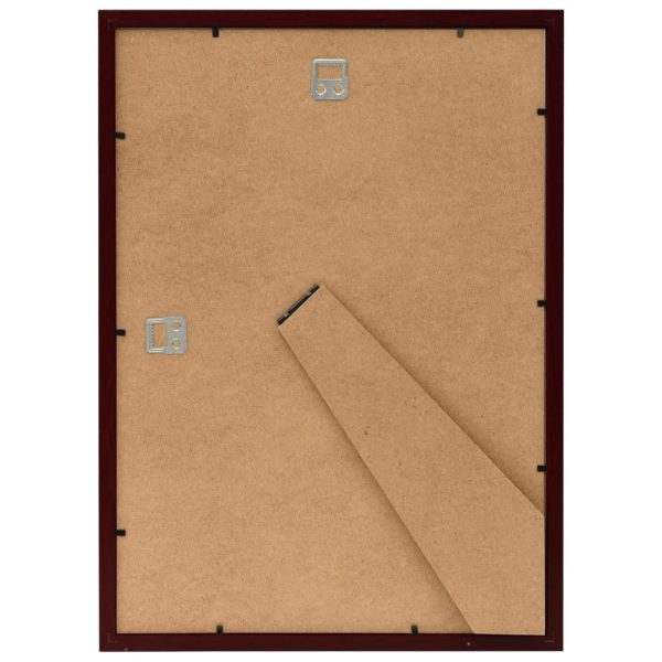 Molduras para parede ou mesa 3 pcs 59,4x84 cm vermelho-escuro - Image 6