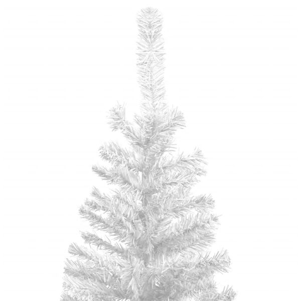 Árvore Natal artificial pré-iluminada c/ bolas branco - Image 4
