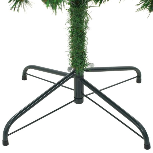 Árvore Natal artificial pré-iluminada c/ bolas e pinhas 210 cm - Image 4