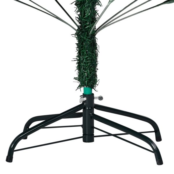 Árvore Natal artificial pré-iluminada c/ bolas 210 cm PVC verde - Image 4