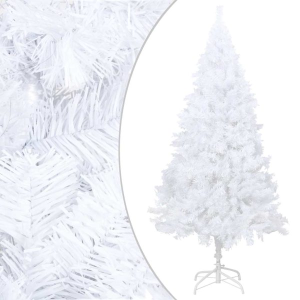 Árvore Natal artificial pré-iluminada c/ bolas PVC branco - Image 2