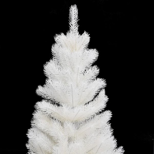 Árvore Natal artificial pré-iluminada c/ bolas 90 cm branco - Image 3
