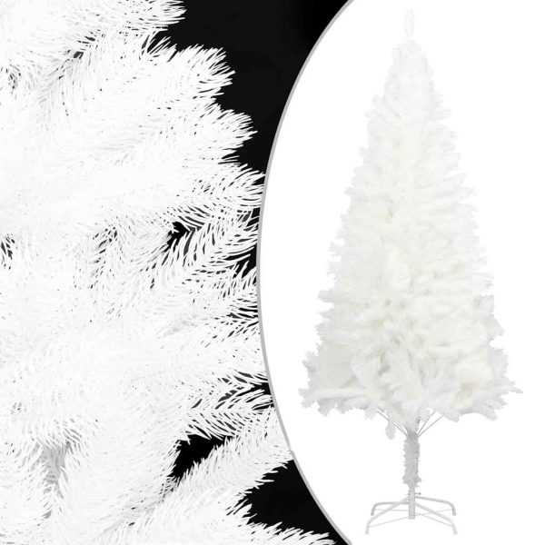 Árvore Natal artificial pré-iluminada c/ bolas branco - Image 2