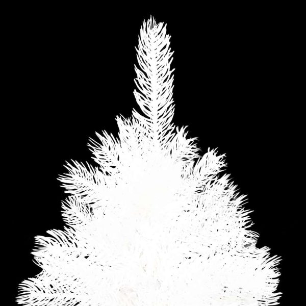 Árvore Natal artificial pré-iluminada c/ bolas branco - Image 3