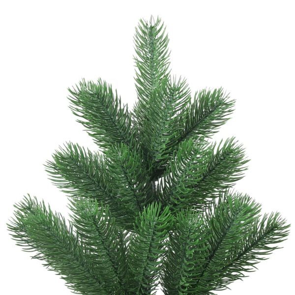 Árvore Natal artif. c/ LEDs/bolas 180 cm abeto caucasiano verde - Image 3
