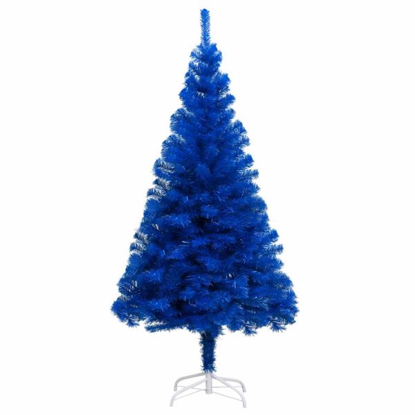 Árvore Natal artificial pré-iluminada c/ bolas 180cm PVC azul - Image 2