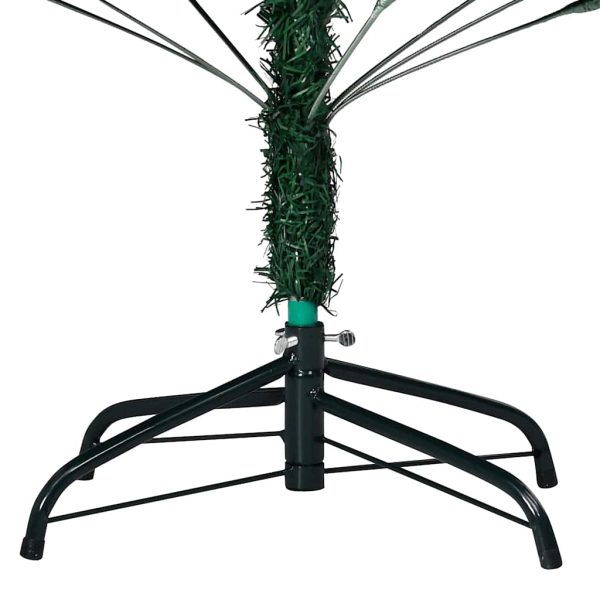 Árvore Natal artificial pré-iluminada c/ bolas 210 cm PVC verde - Image 5