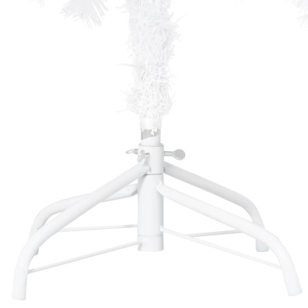 Árvore Natal artificial pré-iluminada c/ bolas PVC branco - Image 5