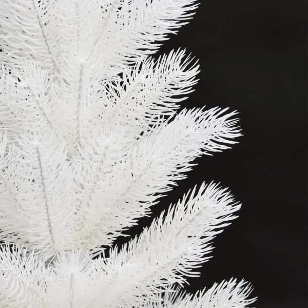 Árvore Natal artificial pré-iluminada c/ bolas 90 cm branco - Image 4