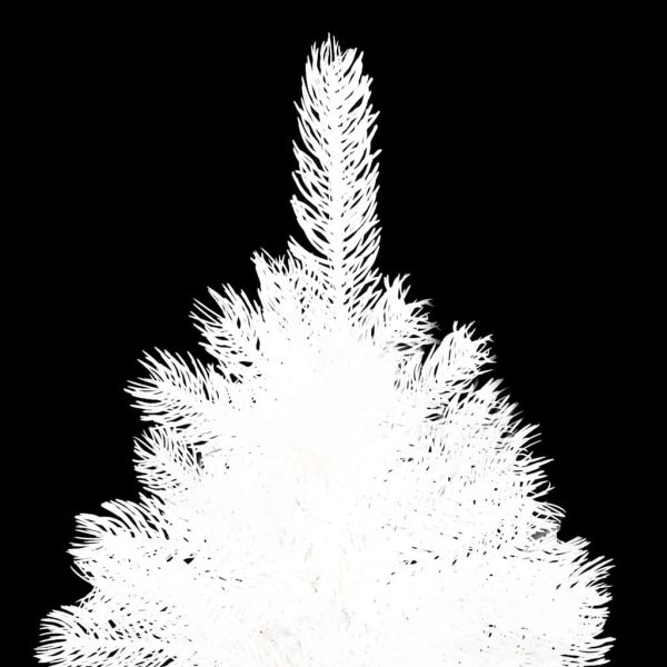 Árvore Natal artificial pré-iluminada c/ bolas 180 cm branco - Image 4