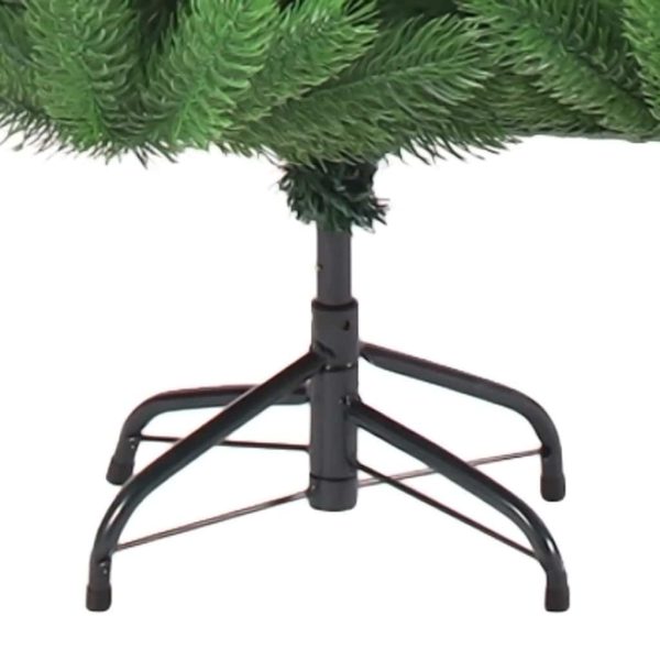 Árvore Natal artificial LEDs/bolas 150cm abeto caucasiano verde - Image 5