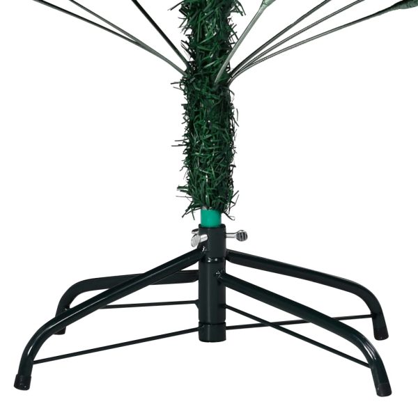 Árvore Natal artificial pré-iluminada c/ bolas 210 cm PVC verde - Image 4