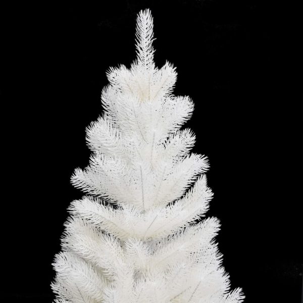 Árvore Natal artificial pré-iluminada c/ bolas 90 cm branco - Image 3
