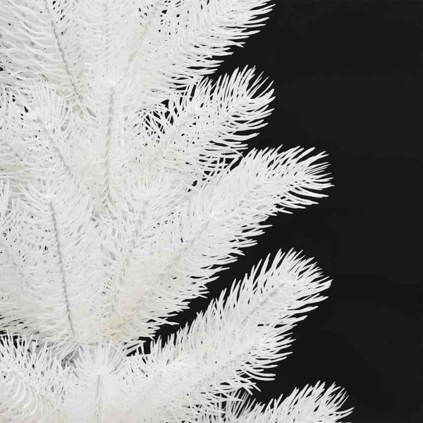 Árvore Natal artificial pré-iluminada c/ bolas 90 cm branco - Image 4