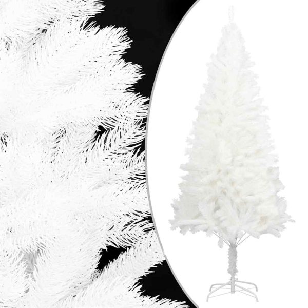 Árvore Natal artificial pré-iluminada c/ bolas branco - Image 2