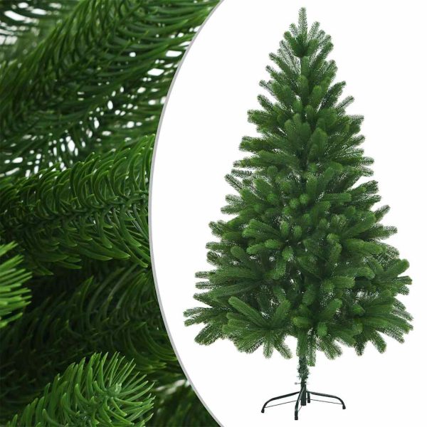 Árvore Natal artificial pré-iluminada c/ bolas 210 cm verde - Image 2