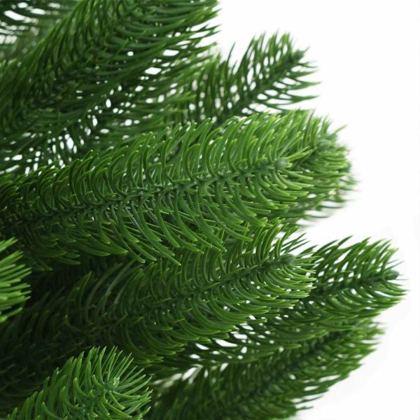 Árvore Natal artificial pré-iluminada c/ bolas 210 cm verde - Image 4