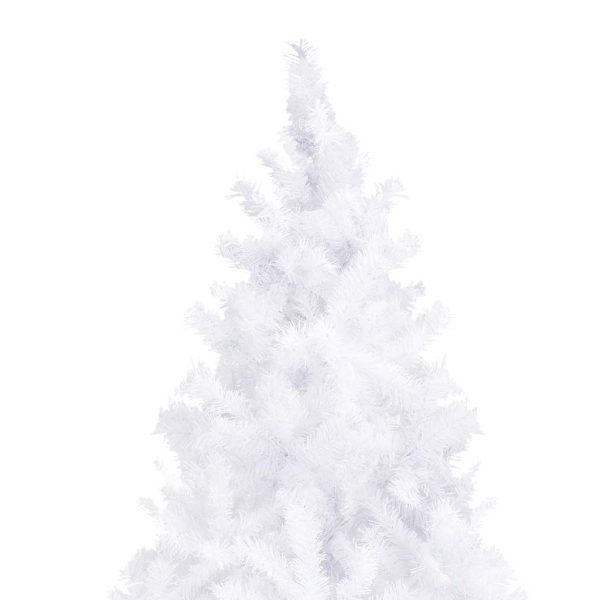 Árvore Natal artificial pré-iluminada c/bolas/LEDs 500cm branco - Image 3