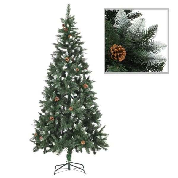 Árvore Natal artificial pré-iluminada c/ bolas 210 cm - Image 2