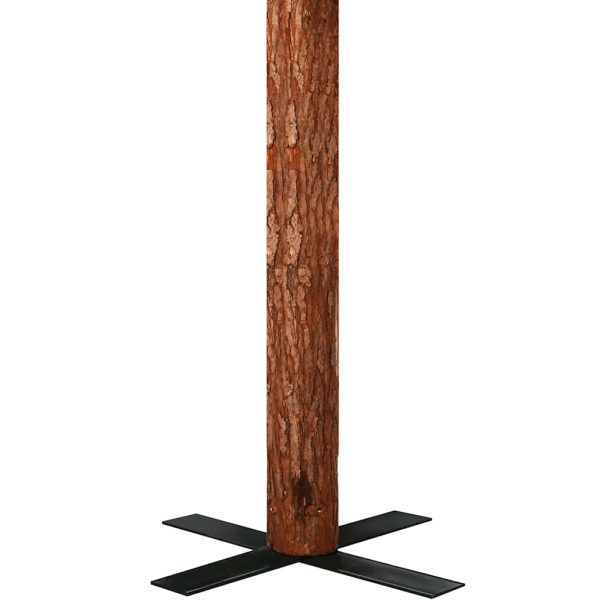 Árvore de Natal fina pré-iluminada com bolas 180 cm verde - Image 5